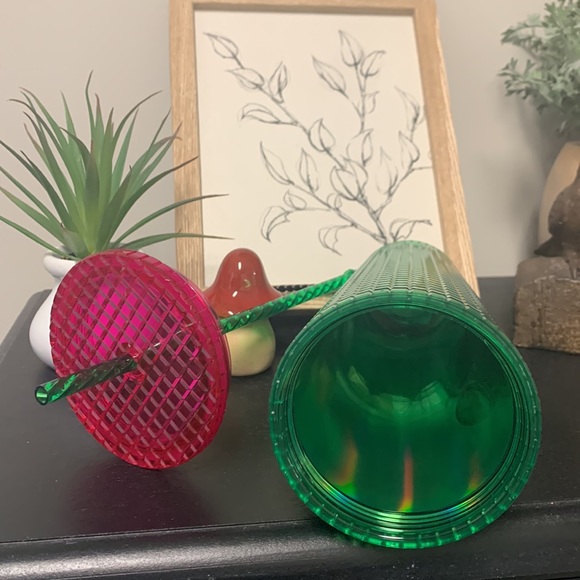 Starbucks 2023 Spring Watermelon Green Cold Cup - Picture 3 of 3